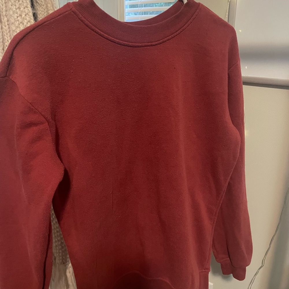 Red Crewneck Sweatshirt